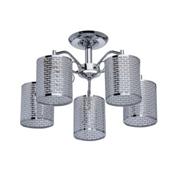 Люстра потолочная DeMarkt 333012505 Скарлет 5x60W E27
